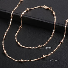Load image into Gallery viewer, Gold Bracelet Necklace Set