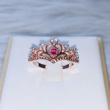 Load image into Gallery viewer, Princess Crown Style Rings For Women