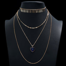 Load image into Gallery viewer, Gold Color Star Moon Tassel Necklace