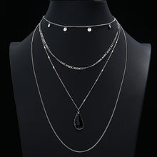 Load image into Gallery viewer, Gold Color Star Moon Tassel Necklace