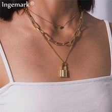 Load image into Gallery viewer, Chain Necklace Collier Best Couple Jewelry Gift
